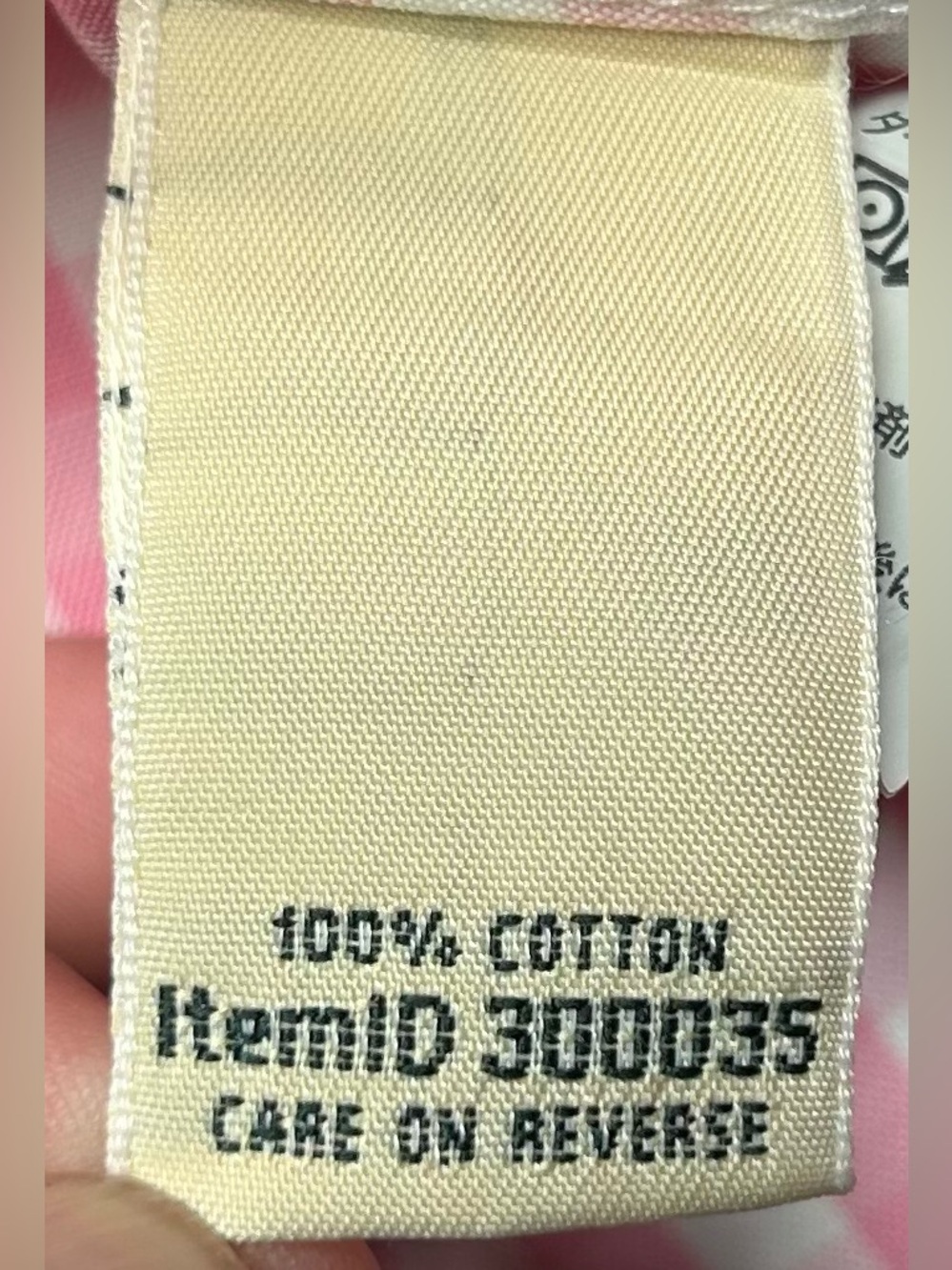 L.L.Bean Women’s Size L Pink & White Gingham Button Up Shirt - Picture 3 of 4